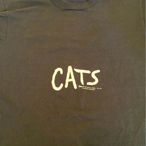 Vintage 1981 Cats t shirt original Broadway production EUC